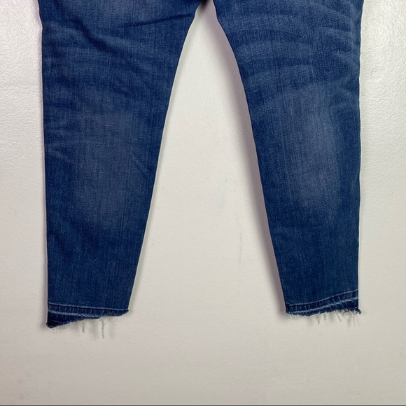 Madewell Women's Curvy High-Rise Skinny Jeans: Drop Step-Hem Edition Size 33P - Picture 12 of 16